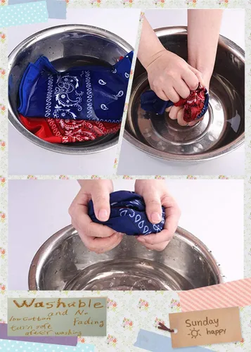 Vista 7 de FANNI YOUPIN Bandanas de vaquero de cachemira de colores surtidos, paquete de 12 pañuelos de algodón de 22 pulgadas de grosor para hombres y mujeres