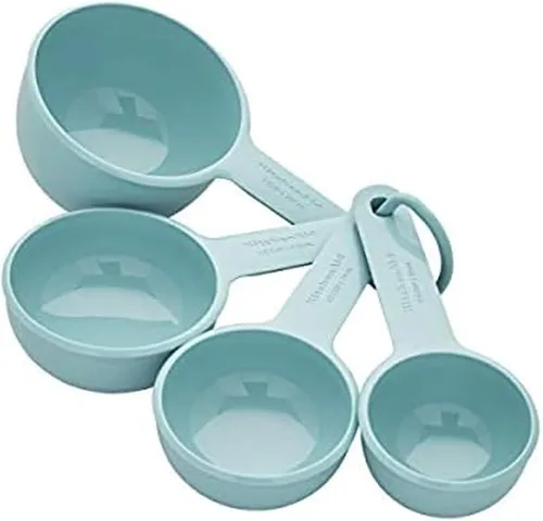 Vista 9 de KitchenAid Vasos medidores, juego de 4, Aqua Sky