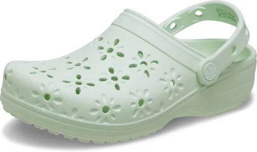 Vista 8 de Crocs Zuecos clásicos con estampado floral unisex para adultos