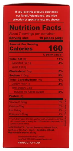 Vista 2 de MITICA Toketti Di Pane Carasau, 7 OZ