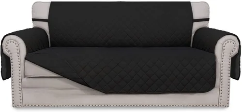Vista 199 de Easy-Going - Funda reversible para sofá, resistente al agua, con varillas de espuma y correas elásticas, protector de muebles para mascotas y perros