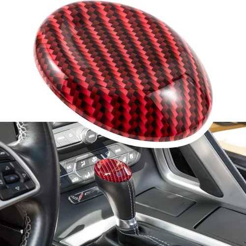 Vista 10 de E-cowlboy Adhesivo de fibra de carbono para Chevrolet Corvette C7 Z06 Z51 ZR1 Stingray Grand Sport 2014 2015 2016 2017 2018 2019 Accesorios Negro