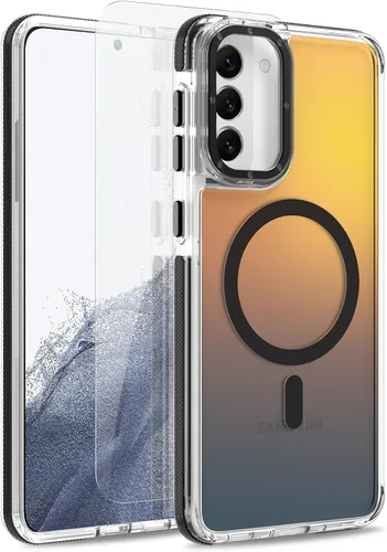 Vista 122 de Funda magnética para Google Pixel 10 Pro XL [compatible con Magsafe] [bonito diseño fluorescente de moda] a prueba de golpes, delgada, translúcida