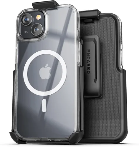 Vista 10 de Funda magnética Encased compatible con iPhone 14 con clip para cinturón Funda para teléfono (iPhone 14)