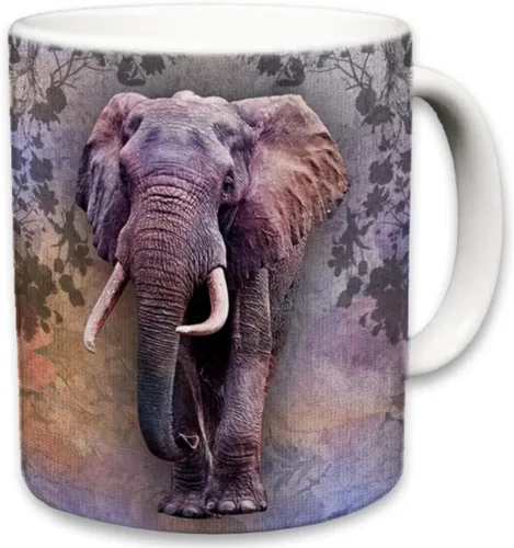 Vista 9 de Taza de leopardo Tazas de viaje de cerámica de animales lindos Taza para amantes del café Diseño de leopardos Gran regalo novedoso Ropa