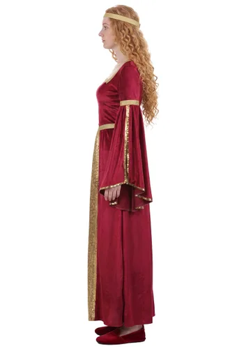 Vista 3 de Disfraz de Mujer Maid Marian Multicolor