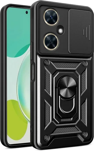 Vista 55 de Compatible con Tecno Pova Neo 2 Bracket Shell, con cubierta deslizante para lente de cámara compatible con Tecno Pova Neo 2 LG6n Case Negro