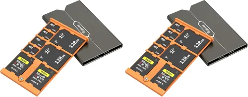 Vista 8 de SMALLRIG Funda para Tarjetas de Memoria Soporte Anti-Choque Anti-Caída y Arañazos Adecuada para Tarjetas SD/Micro SD/SIM para Entusiastas