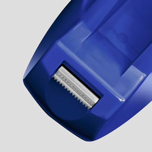 Vista 8 de Acrimet Dispensador de cinta de escritorio premium, plástico, base antideslizante (resistente) (color azul oscuro) Heavyweight non-slip base for