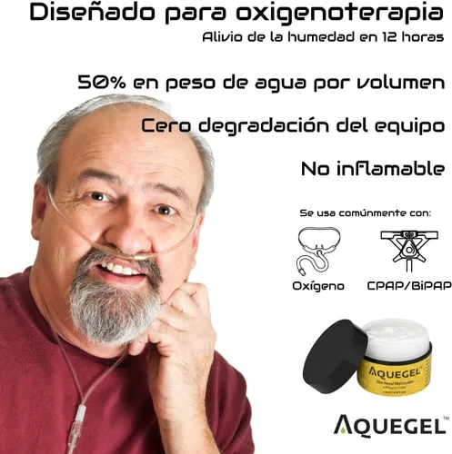 Vista 4 de Aquegel Hidratante nasal + zinc, alivio de la humedad nasal de 12 horas, gel de nariz a base de agua, hidratante nasal para terapia de oxígeno