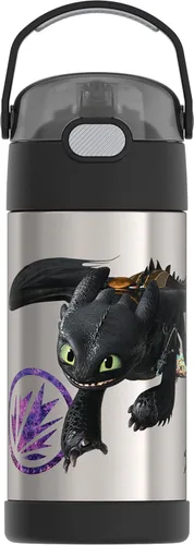 Vista 67 de THERMOS FUNTAINER Botella de agua con pajita, 12 onzas, Avengers