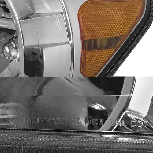 Vista 5 de AKKON - Compatible con Toyota Tundra 2007-2013 + 2008-2017 Sequoia. Juego de faros delanteros estilo OE