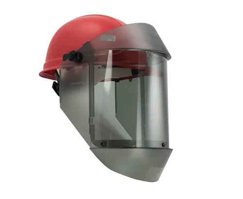 Vista 6 de Oberon Arc Flash - Protector facial y tapa dura canadiense, 12 Cal For electrical safety - Arc Rated Category 2 - Anti-Scratch/Fog Face Shield