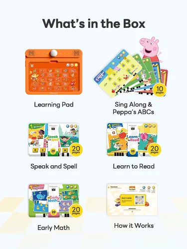 Vista 9 de Think Academy Tableta de Aprendizaje Electrónica Interactiva - Sistema de Aprendizaje de Lectura con Páginas de Sonido, Tarjetas para Alfabeto
