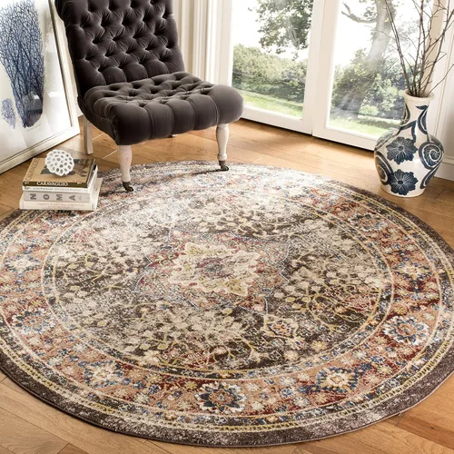 Vista 56 de SAFAVIEH Bijar Collection - Alfombra decorativa de 2 pies 3 pulgadas x 4 pies, marfil y óxido, diseño oriental envejecido, no desprende pelusa