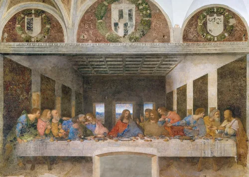 Vista 2 de Clementoni Leonardo - Rompecabezas de la última cena (1000 piezas)