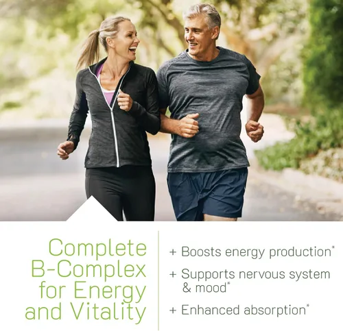 Vista 3 de Irwin Naturals Mega B-Complex - 60 cápsulas blandas líquidas - Complejo de vitamina B con vitamina B12, folato B9, biotina B7, B1, B2, B3, B5, B6