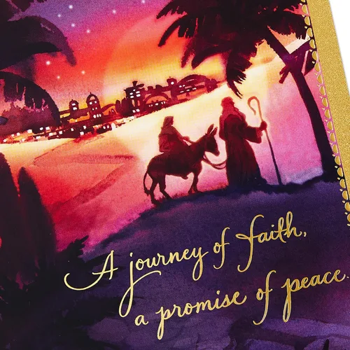Vista 6 de Hallmark Surtido de tarjetas de Navidad religiosas en caja, Natividad (40 tarjetas y sobres)