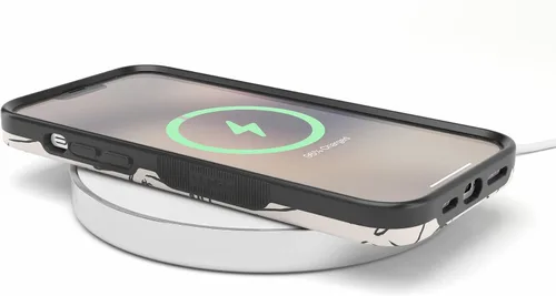 Vista 6 de Casely Funda para iPhone 13 Pro Max Somos Todos Humanos Arte Facial Mínimo Compatible con MagSafe Diseño Protector Atrevido