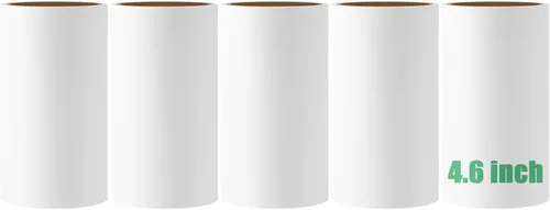 Vista 10 de Rodillo de pelusa de 4 pulgadas compatible con Evercare PetLovers - Rodillo de pelusa extra pegajoso, paquete de 6 repuestos, solo 60 hojas por