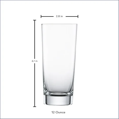 Vista 6 de SCHOTT ZWIESEL Basic Bar Selection - Vaso de bebida largo (juego de 6), vaso para bebidas largas, vasos de cristal Tritan aptos para lavavajillas
