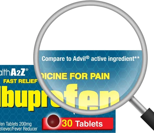 Vista 6 de HealthA2Z Cápsulas de ibuprofeno de 200 mg Alivio del dolor y reductor de fiebre 24 paquetes de 30 tabletas (720 tabletas en total) Paquete