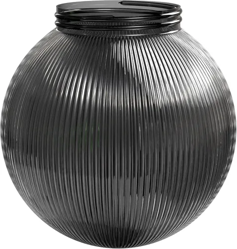 Vista 15 de KASTLITE Cubierta de bombilla de globo de 6 pulgadas con cuello roscado de 3.25 pulgadas, repuesto de plástico acrílico para pantallas de techo