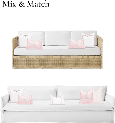 Vista 4 de Hofdeco Premium Coastal Patio - Funda de almohada lumbar para interiores y exteriores, 12 x 20 pulgadas, repelente al agua para patio trasero, sofá