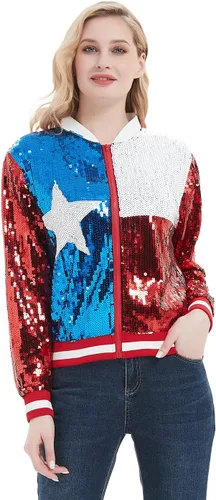 Vista 21 de Anna-Kaci - Chaqueta de manga larga con cremallera frontal y puños acanalados para mujer (personalizable)