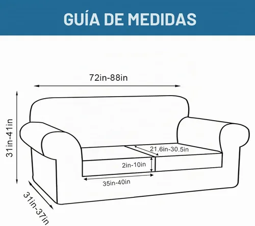 Vista 2 de Funda de sofá de 4 piezas, adecuada para 2 cojines extra grandes y 2 fundas de cojín de gran tamaño, funda protectora para muebles de mascotas