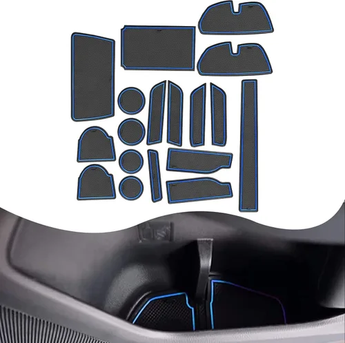 Vista 11 de YEE PIN Para Subaru Crosstrek STARLINK 2024 Tapete de consola Crosstrek Guantera Crosstrek 2024 Crosstrek Cup Mats 2024 STARLINK Inserts Liners