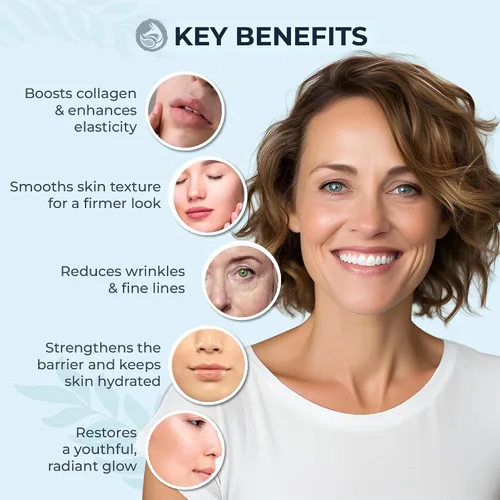 Vista 2 de Foxbrim Naturals Youthful Skin Duo: suero de colágeno peptídico y suero facial de retinol