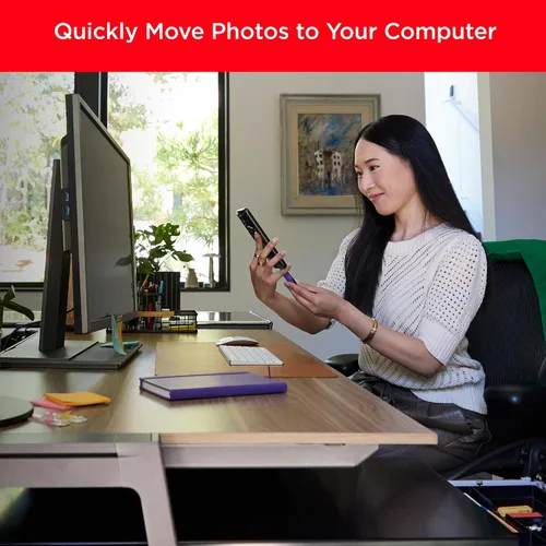 Vista 3 de SanDisk 128GB Phone Drive para Android - El USB 2-en-1 para teléfonos inteligentes, tabletas y computadoras - Unidad USB con conectores USB Type-C