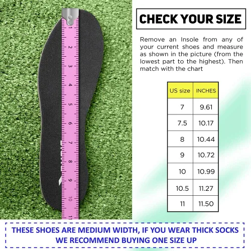 Vista 5 de RUNIC Tacos de fútbol para hombre zapatos de fútbol disponibles en césped interiores y suelas firmes