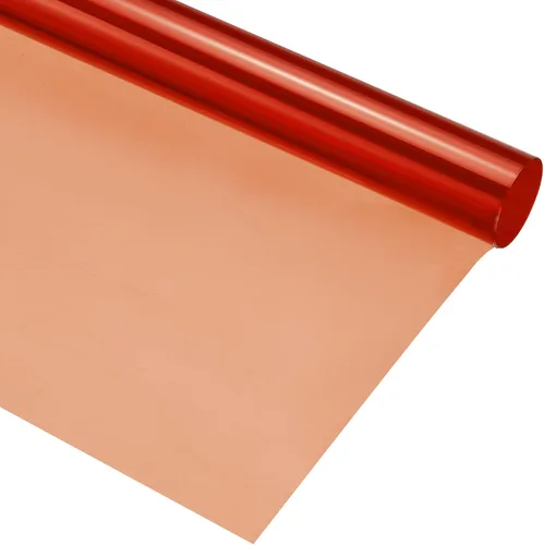 Vista 17 de MECCANIXITY Filtro de gel de iluminación de 15.7 x 19.7 pulgadas, hoja de corrección de color marrón para estudio fotográfico, luz de cabeza roja