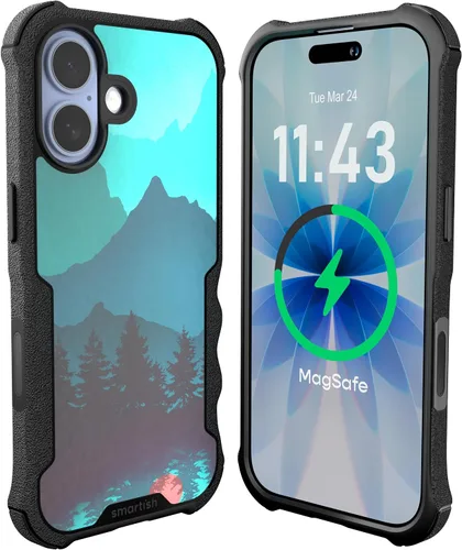 Vista 41 de Smartish Funda para iPhone 12 Pro Max Armor - Gripzilla [resistente + protectora] Funda de agarre delgada y resistente - Black Tie Affair