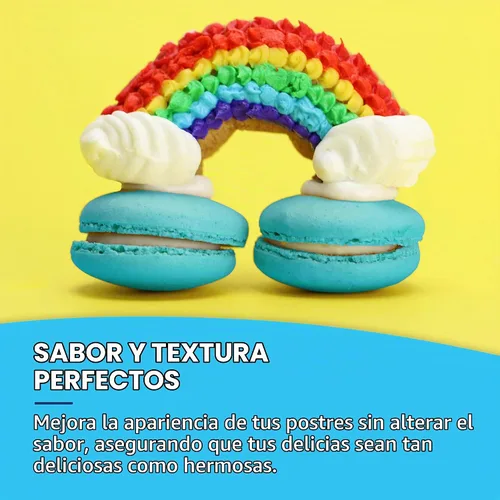 Vista 6 de Gel de colorante alimentario líquido Satin Ice, botella de 0.61 onzas líquidas, negro