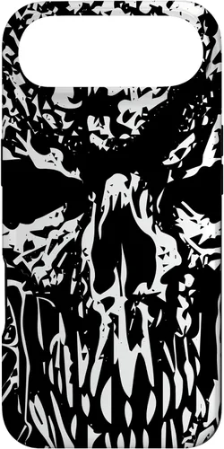 Vista 27 de Grindcore Occult Horror Skull Art Death Metal Thrash Metal Case for iPhone 16