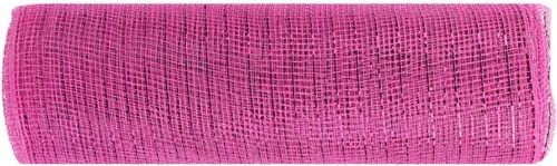Vista 38 de YYCRAFT cinta metálica de malla de poliéster para decoración y manualidades, 10 yardas Rosa