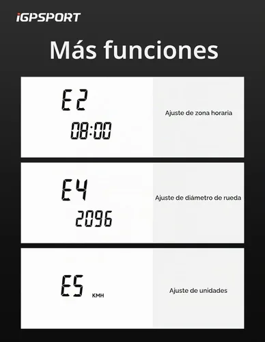 Vista 9 de iGPSPORT BSC100S Computadora GPS para Bicicleta Inalámbrica, Pantalla LCD de 2.6'' 40H Recargable Impermeable Computadora de Ciclismo Bluetooth ANT+