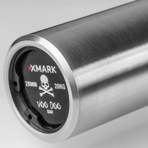 Vista 2 de XMark VOODOO - Barra olímpica de levantamiento de pesas, discos de peso TEXAS STAR y barra de pesas VOODOO Opciones disponibles