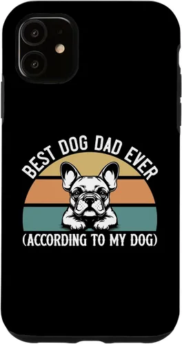 Vista 8 de French Bulldog Lover Best Dog Dad Ever Funny Pet Parent Gift Case for iPhone 17