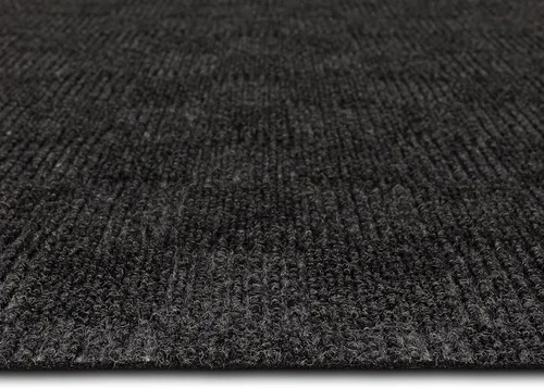 Vista 9 de Mohawk Home Baldosa de alfombra de 24" x 24" para interiores/exteriores, altura de pelo de 0.25", despegar y pegar, poliéster negro, (15 baldosas)