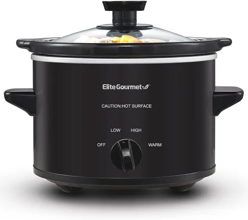 Vista 11 de MaxiMatic Elite Gourmet olla de cocción lenta de 1.5 qt, Plateado Tapa de cristal ajustable apta para lavavajillas, ideal para entradas, salsas