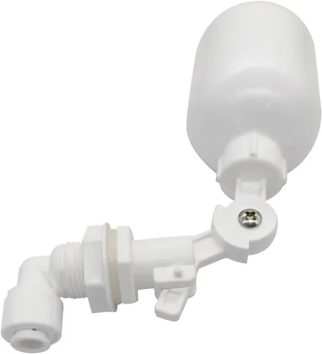 Vista 7 de Válvula de bola flotante de 1/4 de pulgada de conexión rápida de plástico ajustable tanque de agua válvula de control de nivel (paquete de 3)