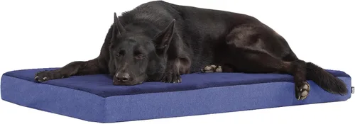 Vista 12 de Barkbox; cama para perro con plataforma de espuma viscoelástica, colchón de felpa para alivio ortopédico de articulaciones, lavable a máquina