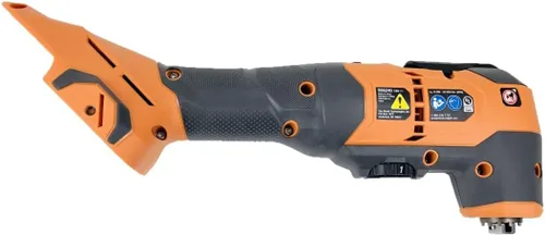 Vista 4 de RIDGID Multiherramienta oscilante inalámbrica sin escobillas de 18 V (solo herramienta) La batería y el cargador se venden por separado, no son