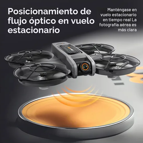 Vista 7 de OBEST Dron RC con pantalla en el controlador (15cm), dron con motor sin escobillas con cámaras duales (ajuste de ángulo eléctrico), posicionamiento
