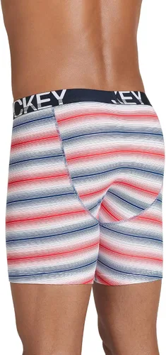 Vista 3 de Jockey Ropa interior ActiveStretch Midway para hombre, paquete de 3, Raya verde azul