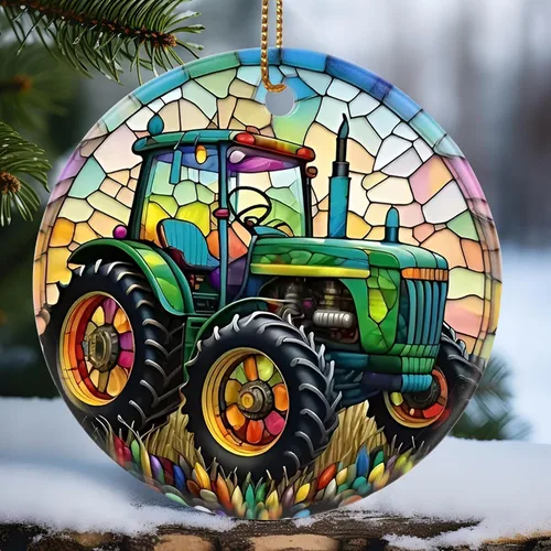 Vista 11 de Touber Adorno Navideño, Adorno de Navidad, Idea de Regalo de Vacaciones, Recuerdo Familiar, Cerámica Redonda, Intercambio de Regalos, Idea de Abeja